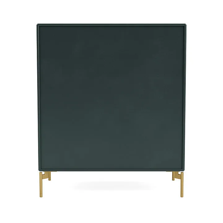 Montana Carry Dresser With Legs, Black Jade/Brass