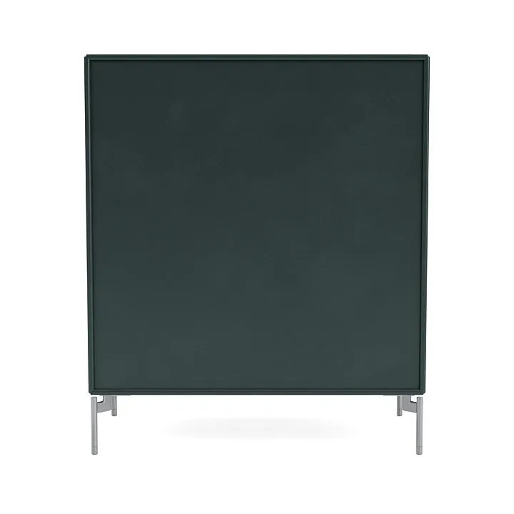 Montana Carry Dresser With Legs, Black Jade/Matt Chrome