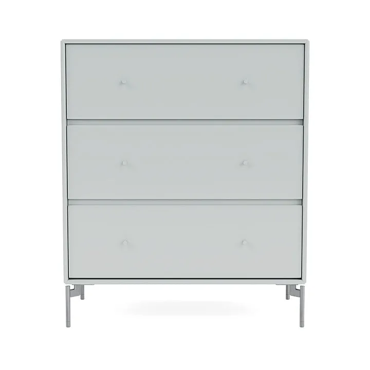 Montana Carry Dresser With Legs, Oyster/Matt Chrome