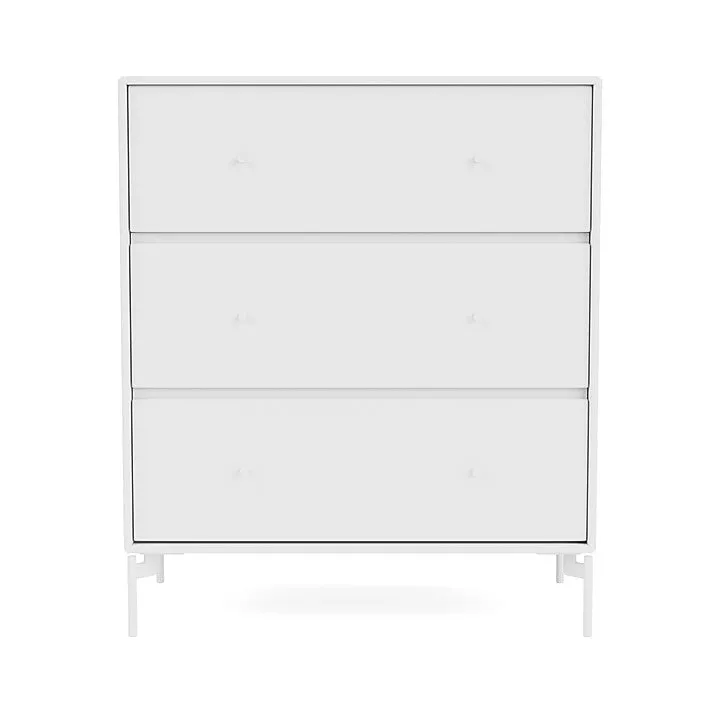 Montana Carry Dresser With Legs, Snow White/Snow White