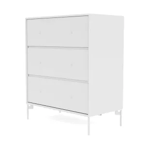 Montana Carry Dresser With Legs, Snow White/Snow White