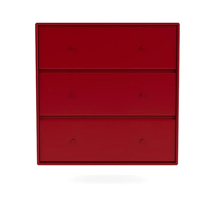 Montana Carry Dresser With Suspension Rail, Beetroot Red