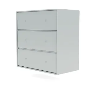 Montana Carry Dresser With Suspension Rail, Oyster Grey