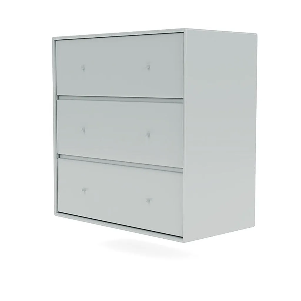 Montana Carry Dresser With Suspension Rail, Oyster Grey