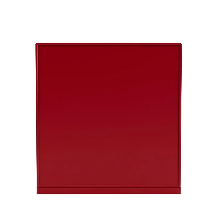 Montana Compile Decorative Shelf With 3 Cm Plinth, Beetroot Red
