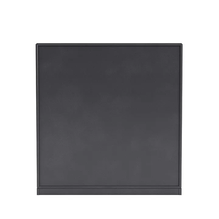 Montana Compile Decorative Shelf With 3 Cm Plinth, Carbon Black