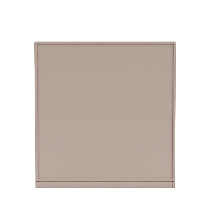 Montana Compile Decorative Shelf With 3 Cm Plinth, Mushroom Brown