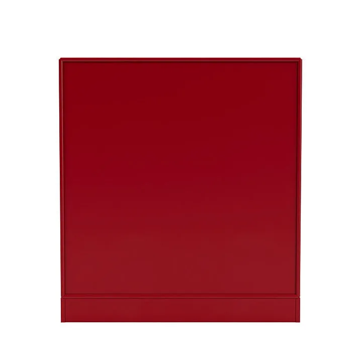 Montana Compile Decorative Shelf With 7 Cm Plinth, Beetroot Red