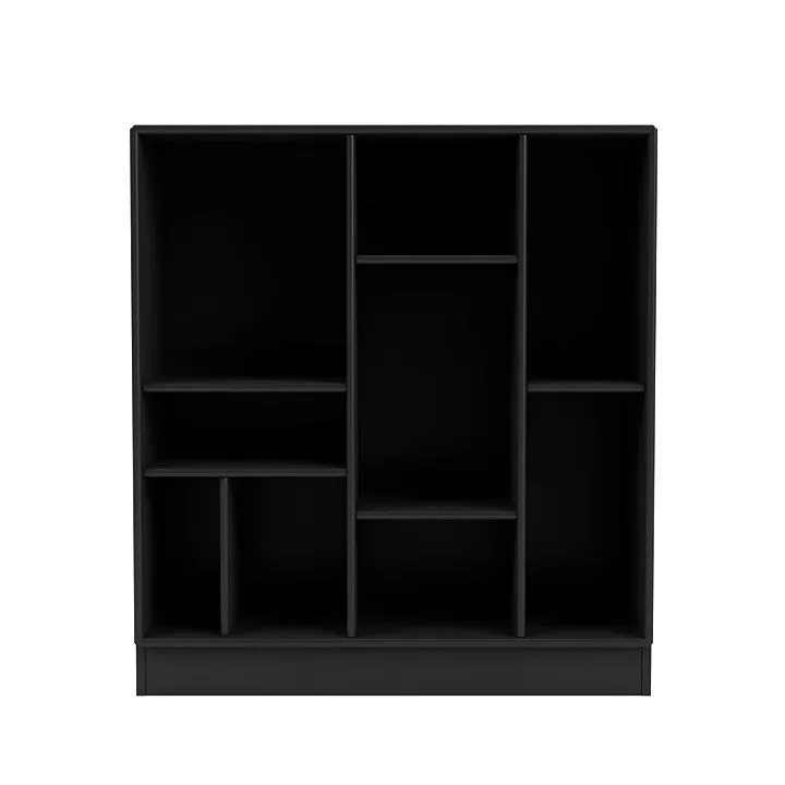 Montana Compile Decorative Shelf With 7 Cm Plinth, Black