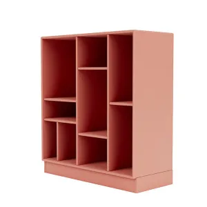 Montana Compile Decorative Shelf With 7 Cm Plinth, Rhubarb Red