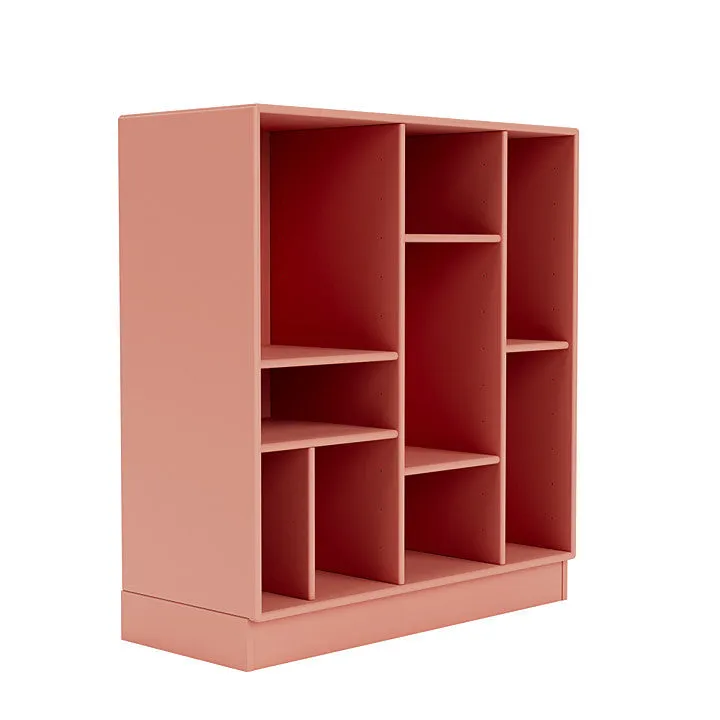 Montana Compile Decorative Shelf With 7 Cm Plinth, Rhubarb Red