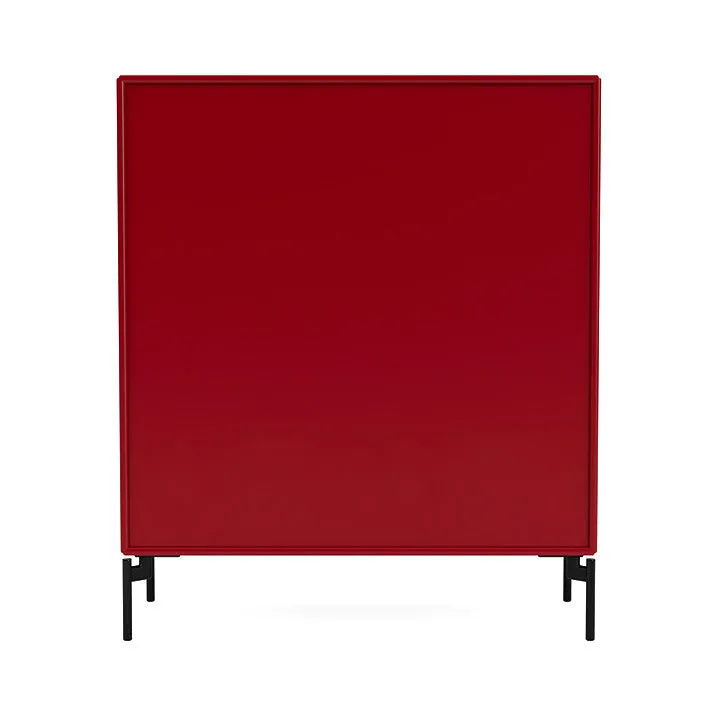 Montana Compile Decorative Shelf With Legs, Beetroot/Black