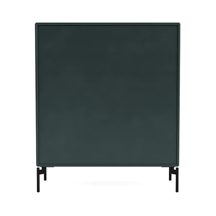 Montana Compile Decorative Shelf With Legs, Black Jade/Black