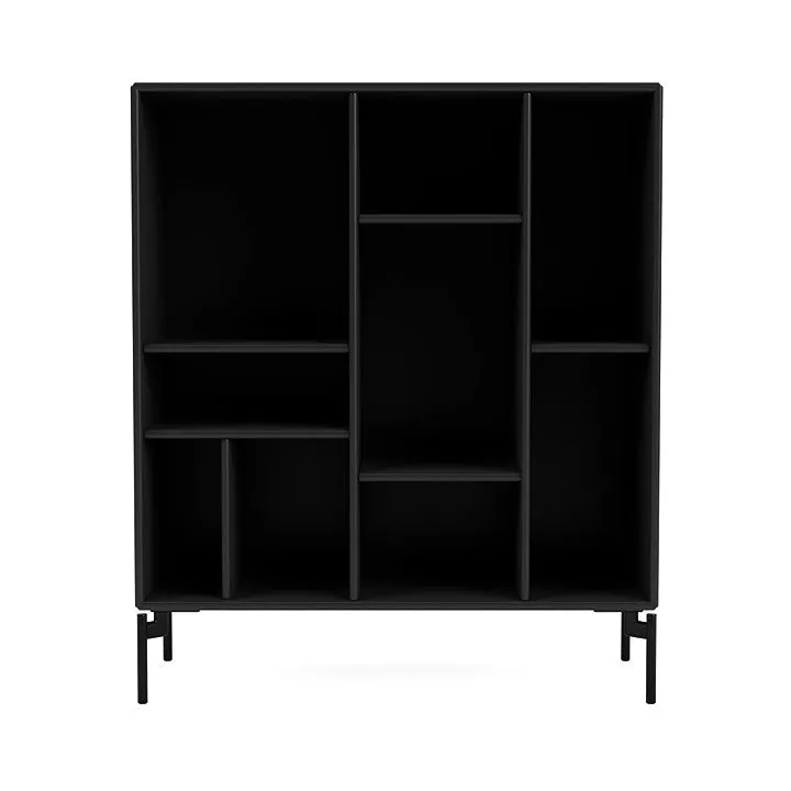 Montana Compile Decorative Shelf With Legs, Black/Black