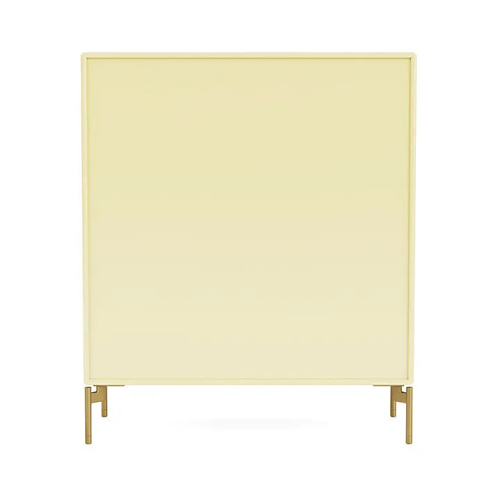 Montana Compile Decorative Shelf With Legs, Camomile/Brass