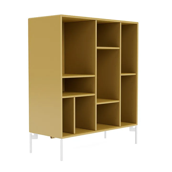 Montana Compile Decorative Shelf With Legs, Cumin/Snow White