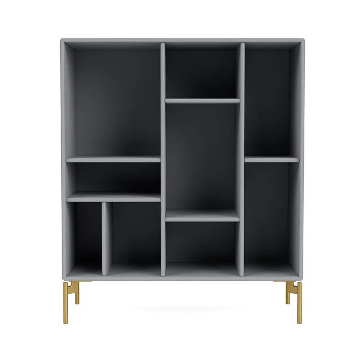 Montana Compile Decorative Shelf With Legs, Graphic/Brass