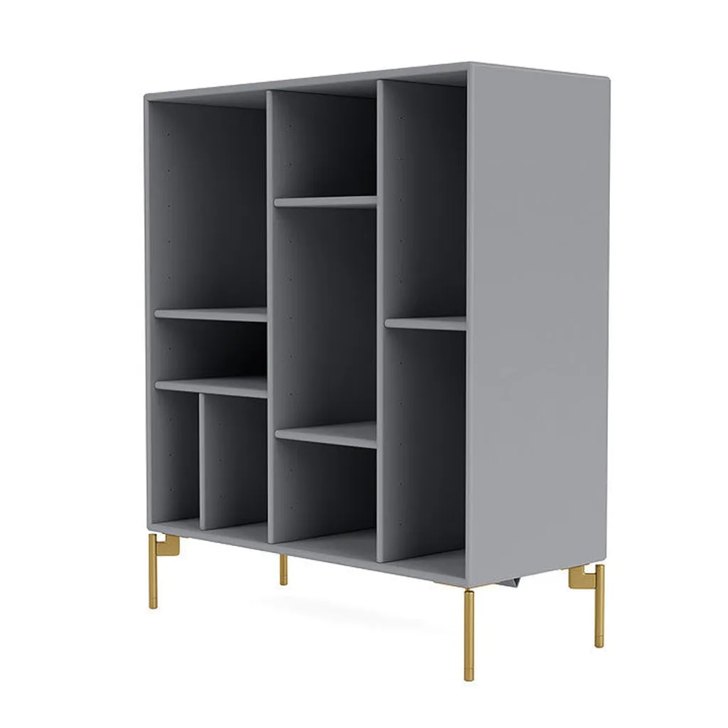 Montana Compile Decorative Shelf With Legs, Graphic/Brass