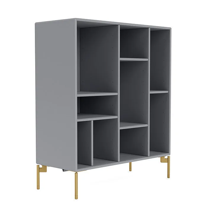 Montana Compile Decorative Shelf With Legs, Graphic/Brass