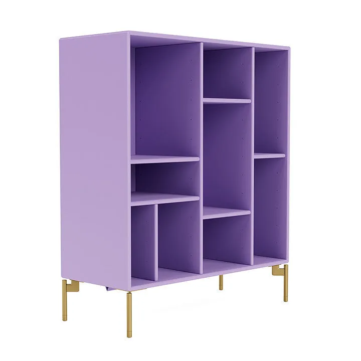 Montana Compile Decorative Shelf With Legs, Iris/Brass
