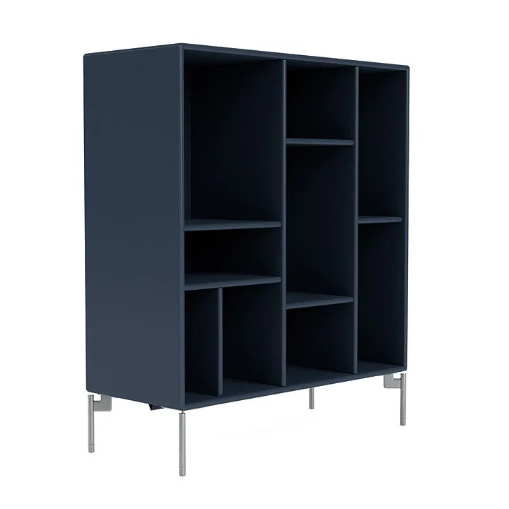 Montana Compile Decorative Shelf With Legs, Juniper/Matt Chrome