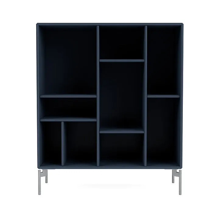 Montana Compile Decorative Shelf With Legs, Juniper/Matt Chrome