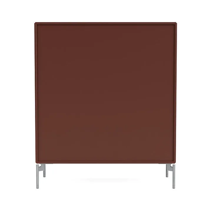 Montana Compile Decorative Shelf With Legs, Masala/Matt Chrome