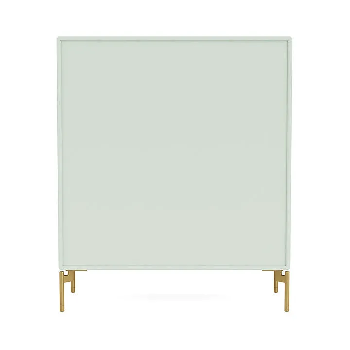 Montana Compile Decorative Shelf With Legs, Mist/Brass