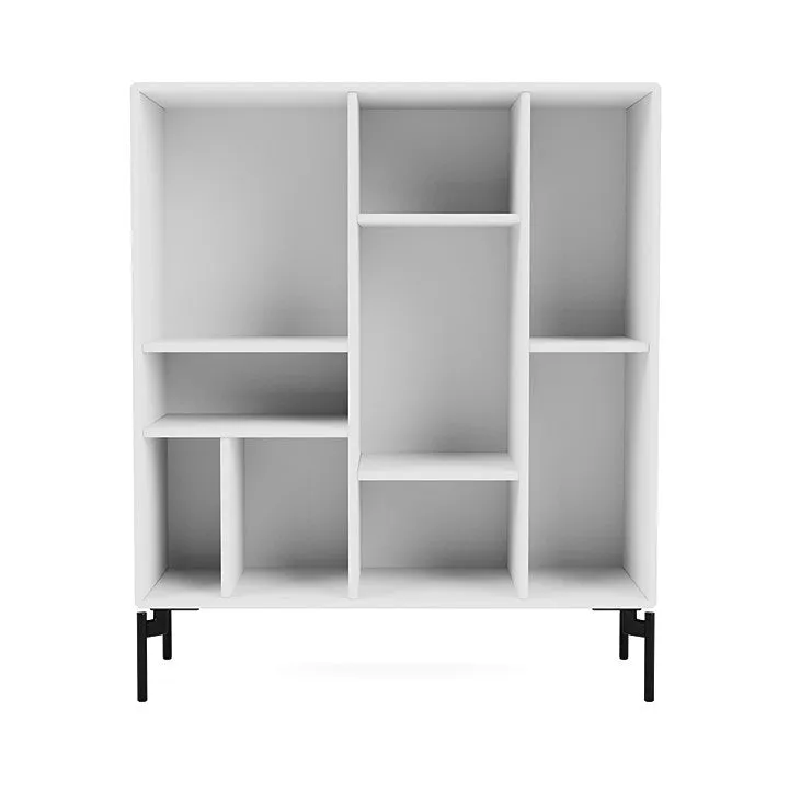 Montana Compile Decorative Shelf With Legs, New White/Black