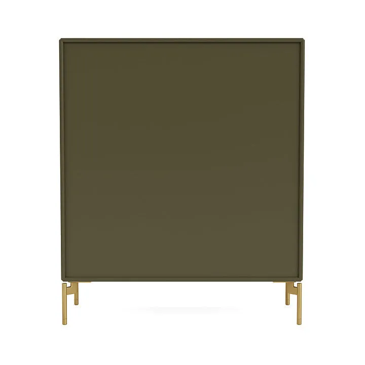Montana Compile Decorative Shelf With Legs, Oregano/Brass