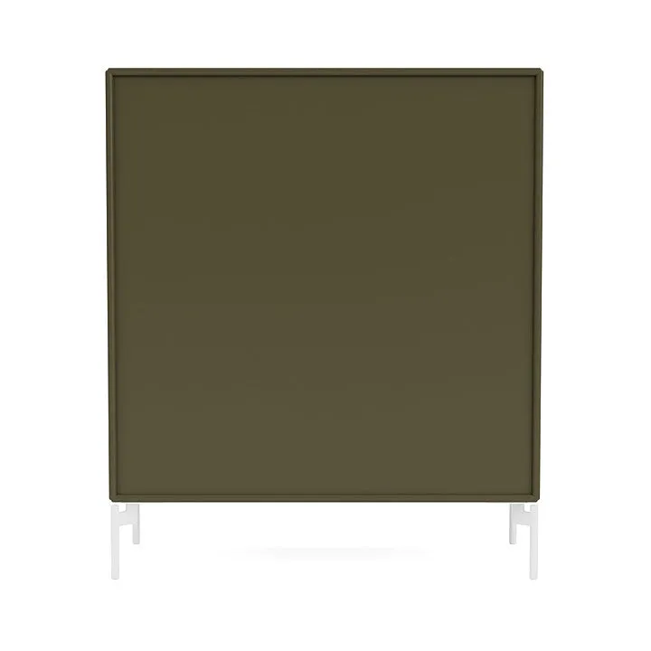 Montana Compile Decorative Shelf With Legs, Oregano/Snow White