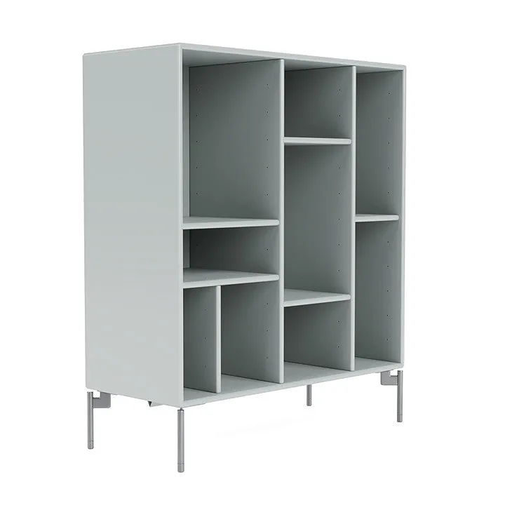 Montana Compile Decorative Shelf With Legs, Oyster/Matt Chrome