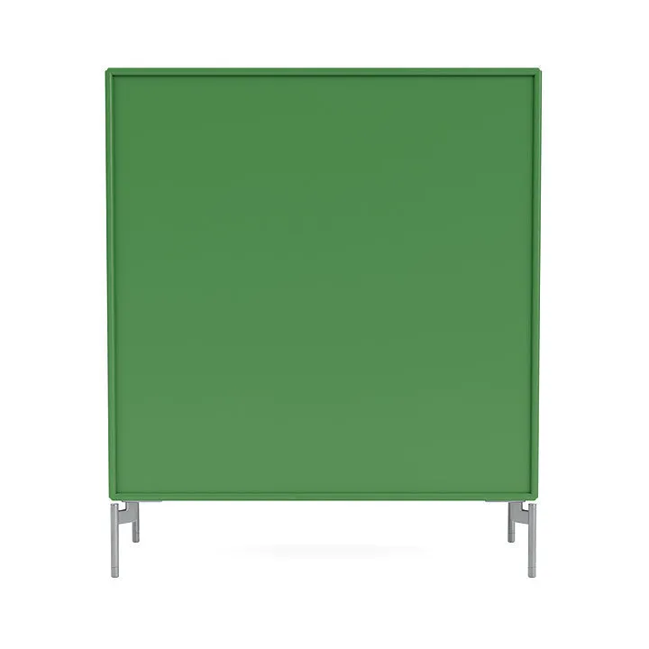 Montana Compile Decorative Shelf With Legs, Parsley/Matt Chrome