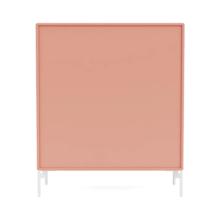 Montana Compile Decorative Shelf With Legs, Rhubarb/Snow White