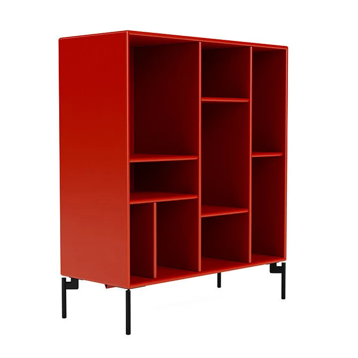 Montana Compile Decorative Shelf With Legs, Rosehip/Black