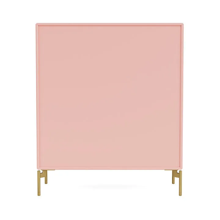 Montana Compile Decorative Shelf With Legs, Ruby/Brass