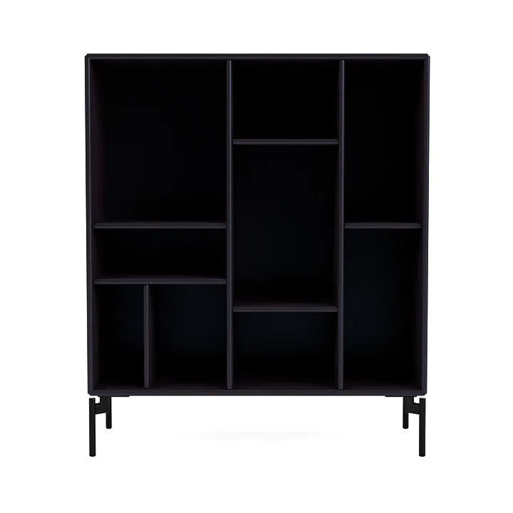 Montana Compile Decorative Shelf With Legs, Shadow/Black