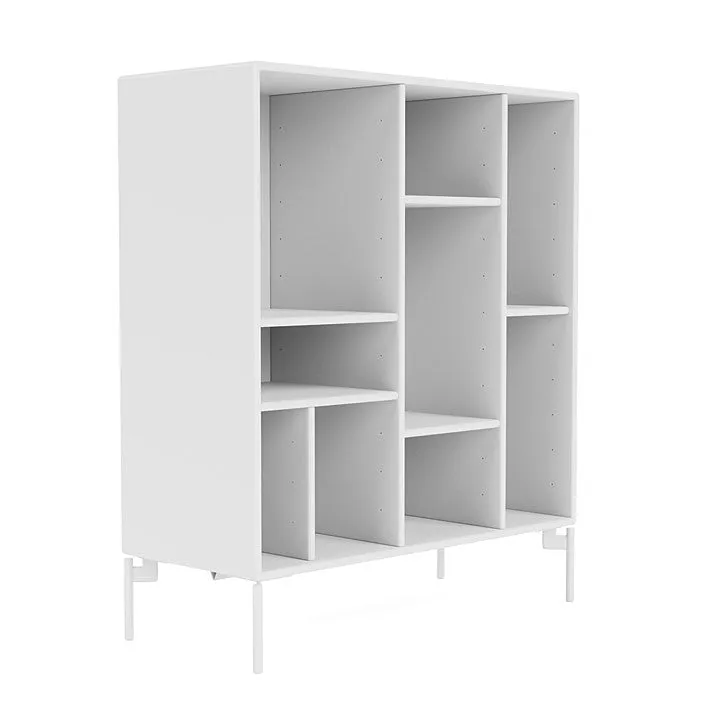 Montana Compile Decorative Shelf With Legs, Snow White/Snow White