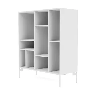 Montana Compile Decorative Shelf With Legs, Snow White/Snow White