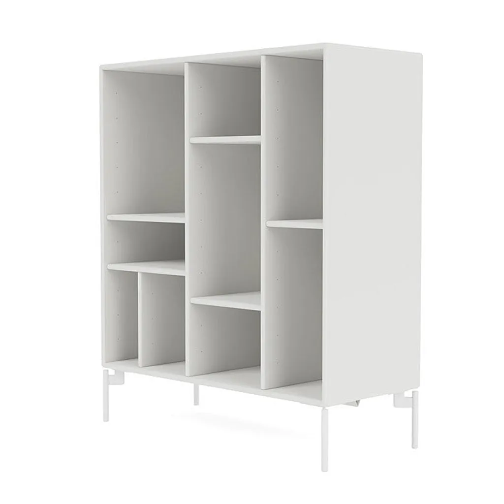 Montana Compile Decorative Shelf With Legs, White/Snow White