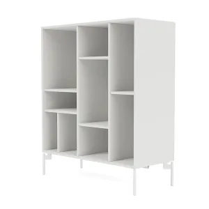 Montana Compile Decorative Shelf With Legs, White/Snow White