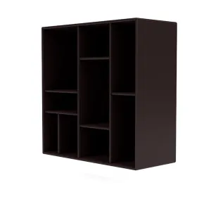 Montana Compile Decorative Shelf With Suspension Rail, Balsamic Brown
