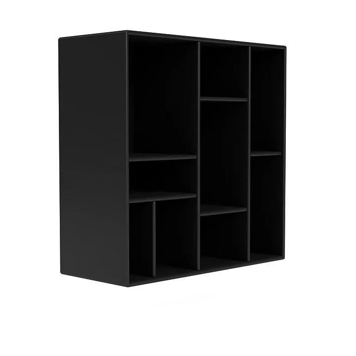Montana Compile Decorative Shelf With Suspension Rail, Black