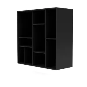 Montana Compile Decorative Shelf With Suspension Rail, Black