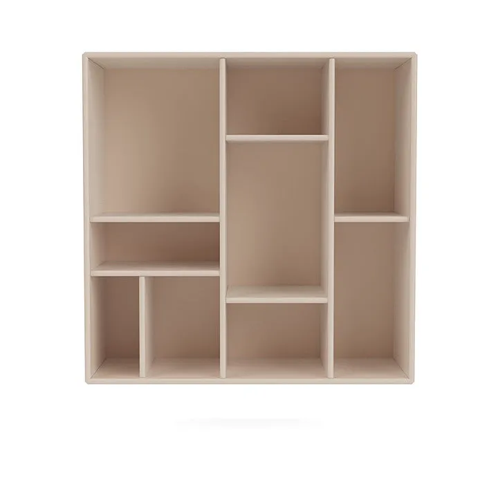 Montana Compile Decorative Shelf With Suspension Rail, Clay