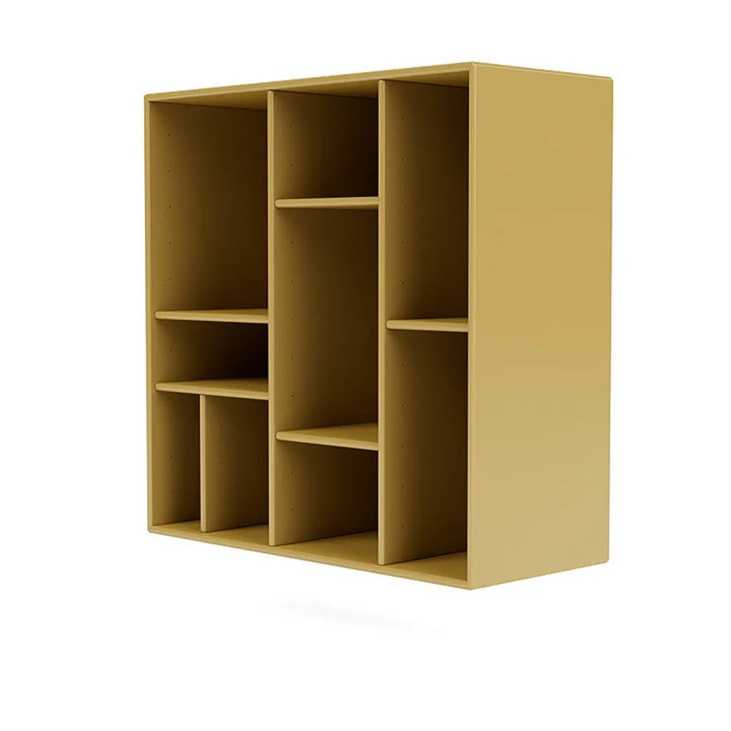 Montana Compile Decorative Shelf With Suspension Rail, Cumin Yellow
