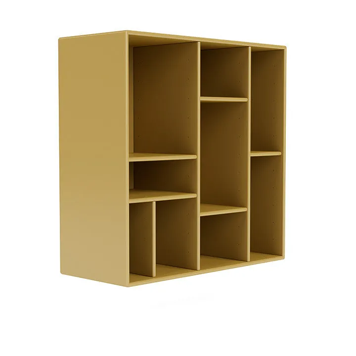 Montana Compile Decorative Shelf With Suspension Rail, Cumin Yellow