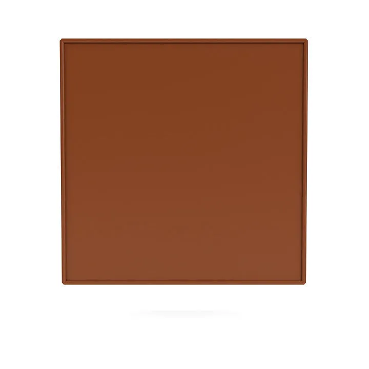 Montana Compile Decorative Shelf With Suspension Rail, Hazelnut Brown