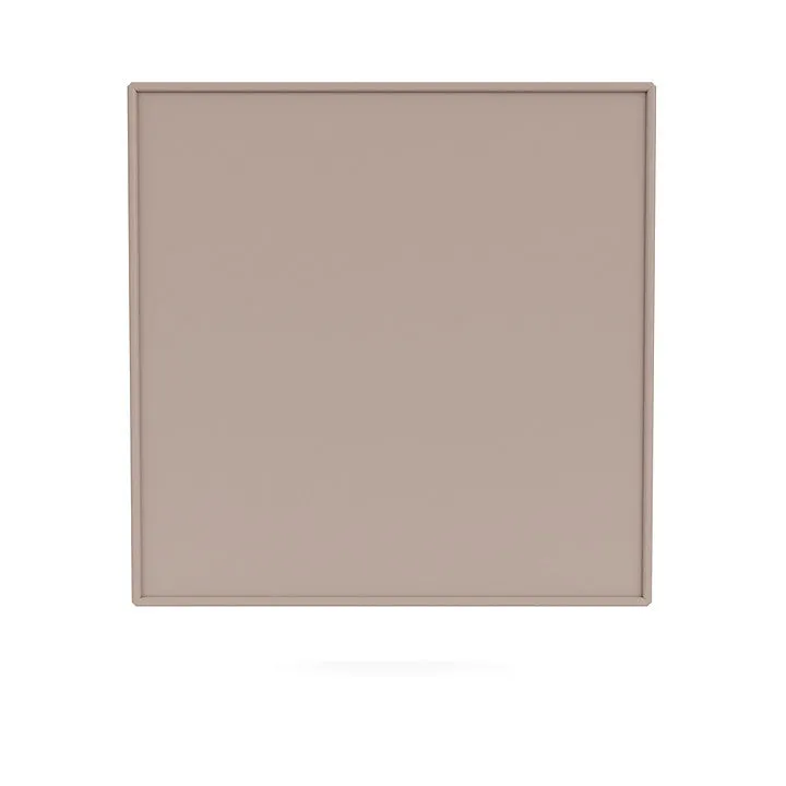 Montana Compile Decorative Shelf With Suspension Rail, Mushroom Brown