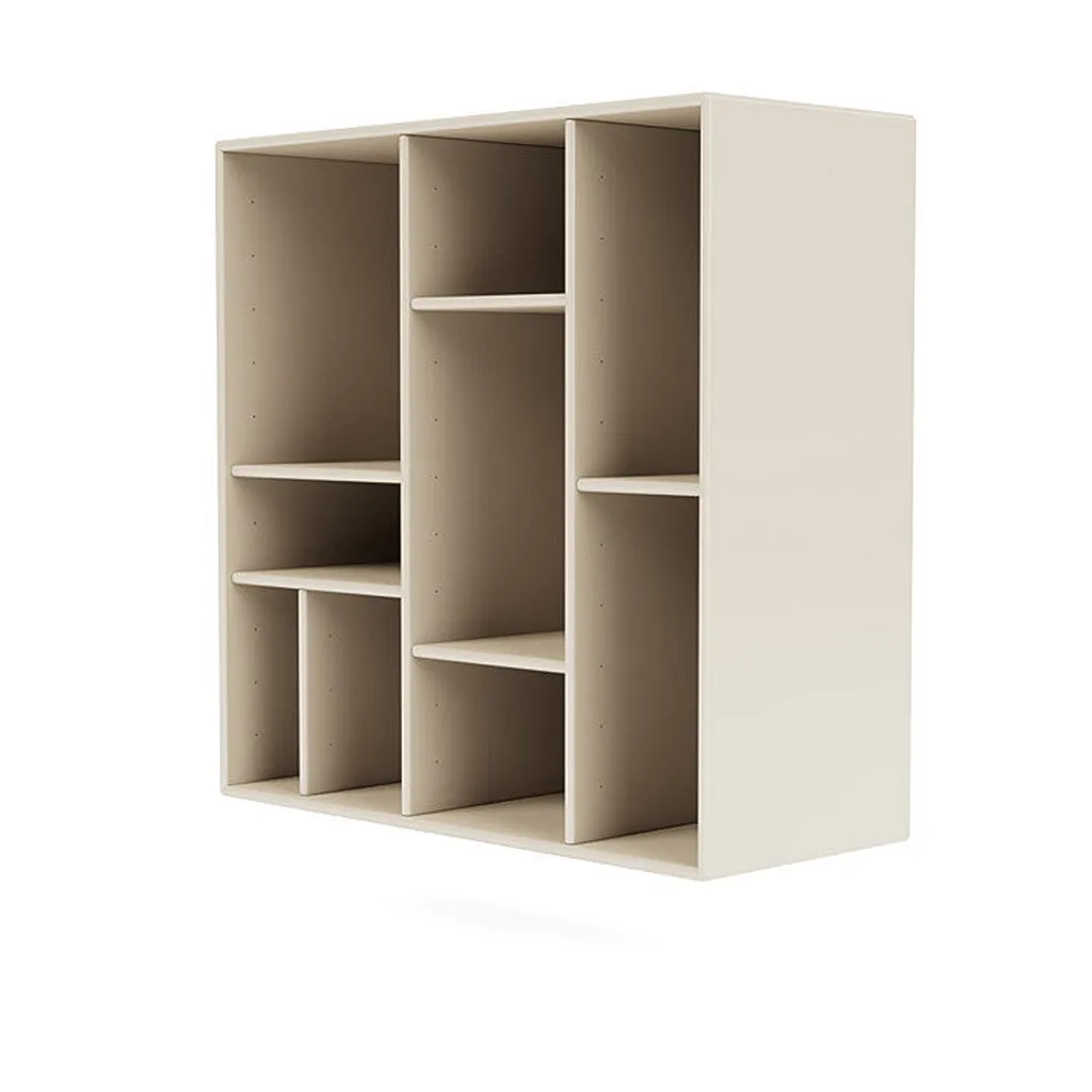 Montana Compile Decorative Shelf With Suspension Rail, Oat